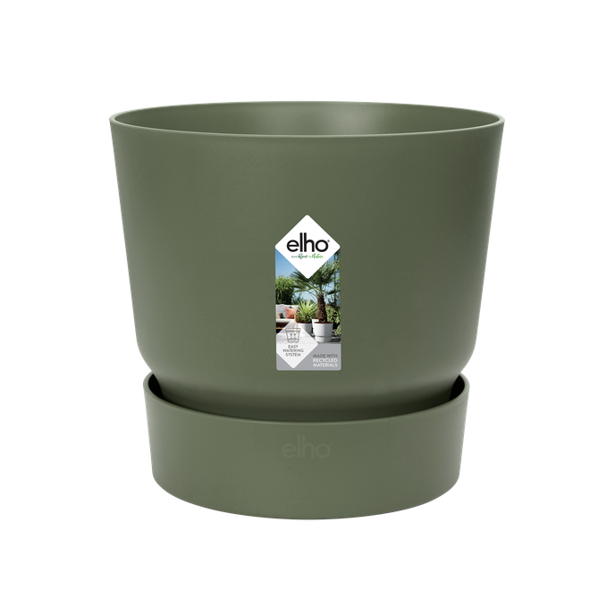 greenville round 20cm leaf green